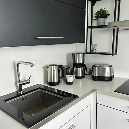 Apartmán Ferienwohnung Bergpanorama - Balkon Geschirrspuler Smart Tv *